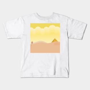 Abstract desert Kids T-Shirt